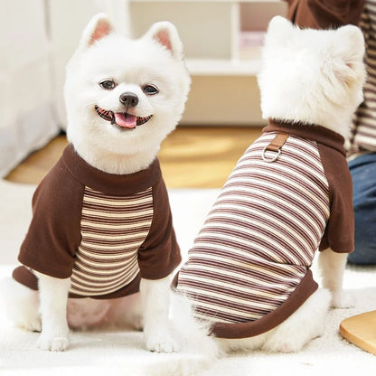 Striped Pet Pullover Shirt