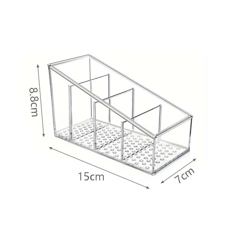 4-Grid Desktop Organizer Storage Box