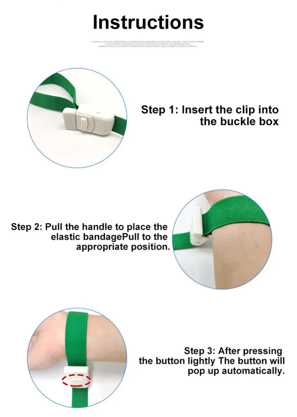 Emergency Quick Release Tourniquet