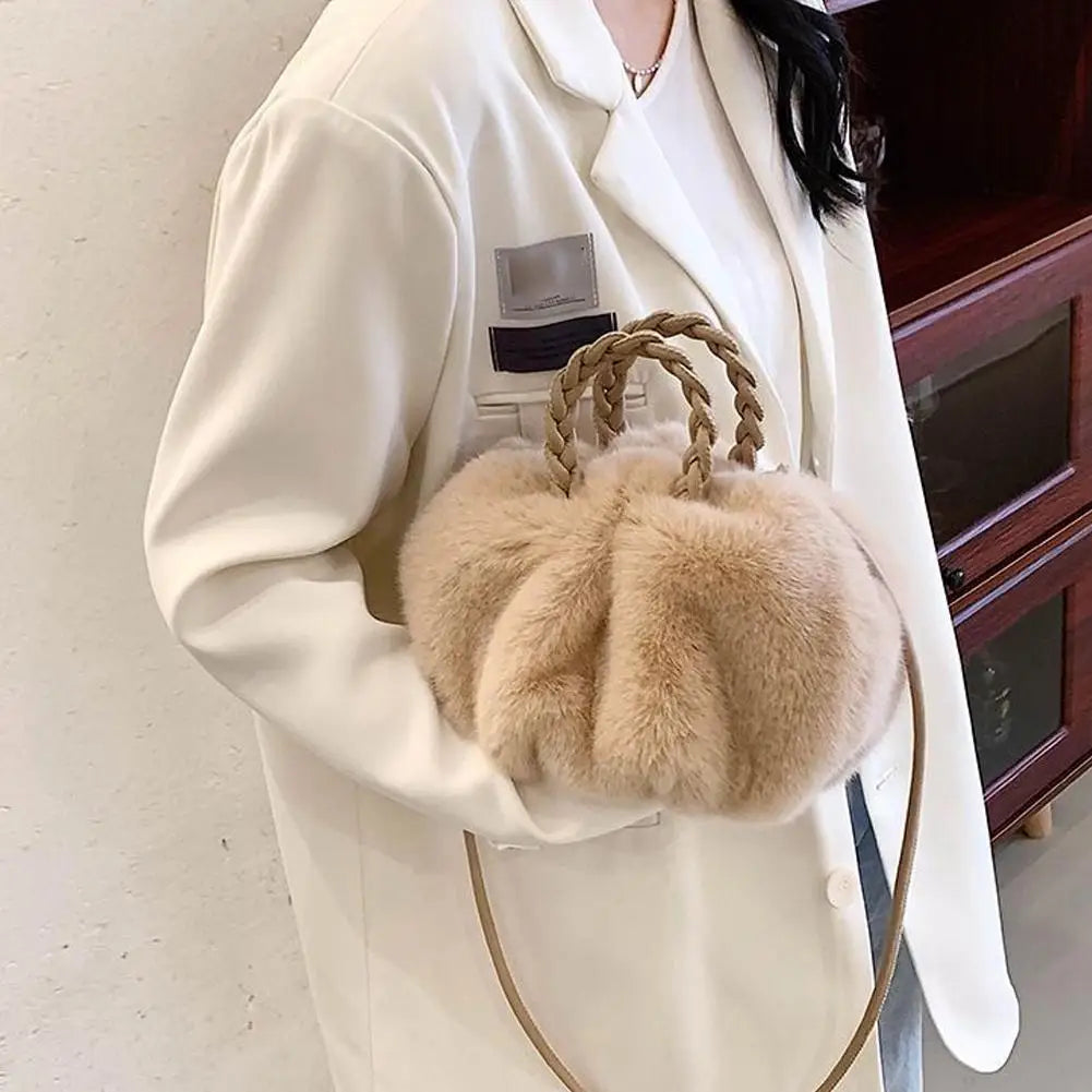 Plush Cloud Crossbody Handbag