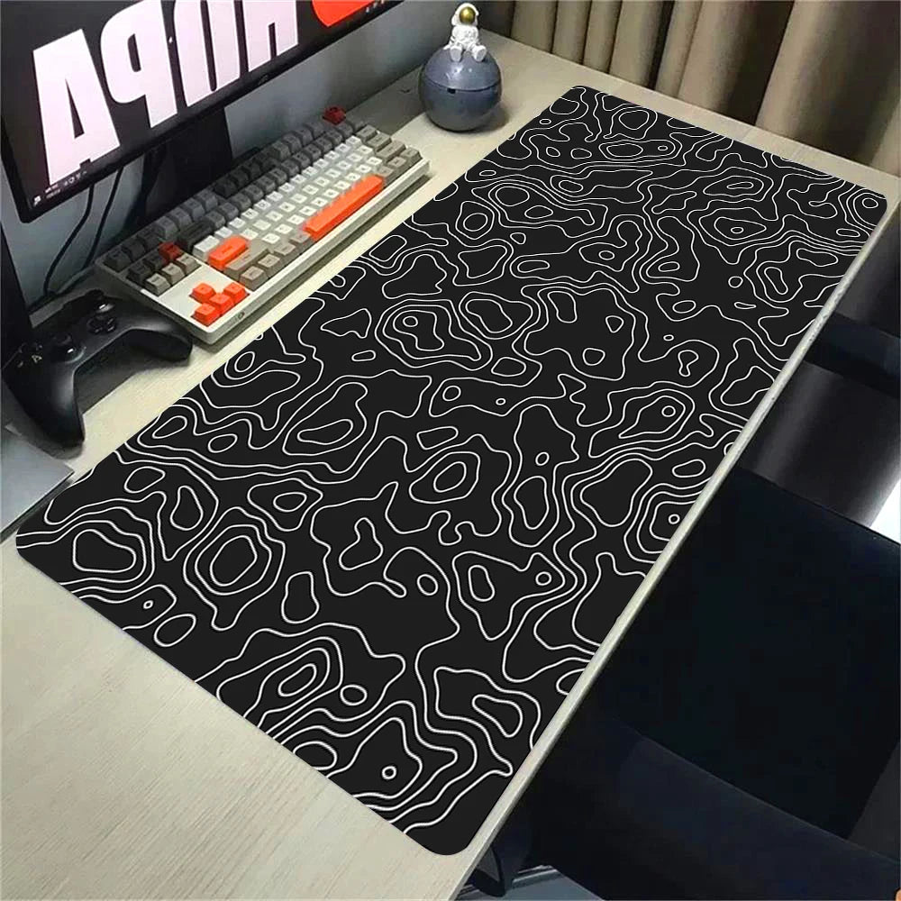 Topographic Extended Gaming Mouse Pad