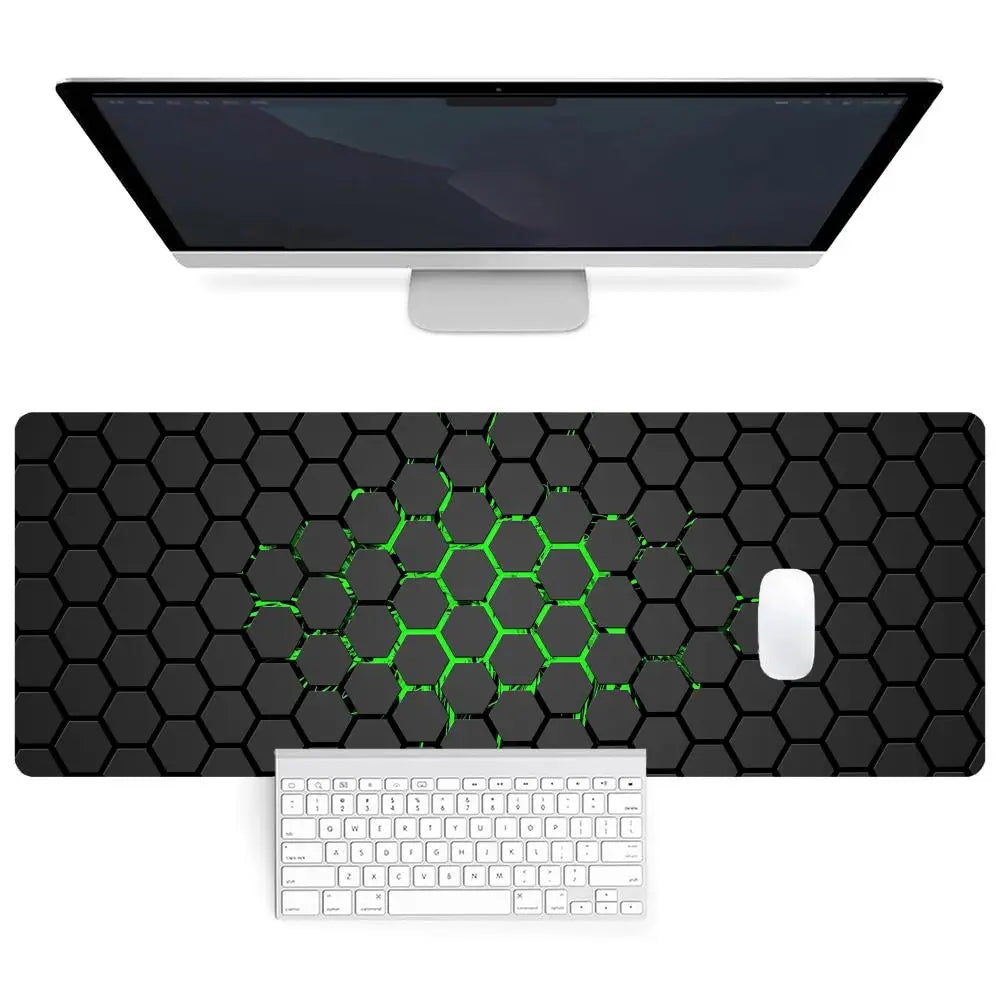 Hexagon Extended Desk Mat