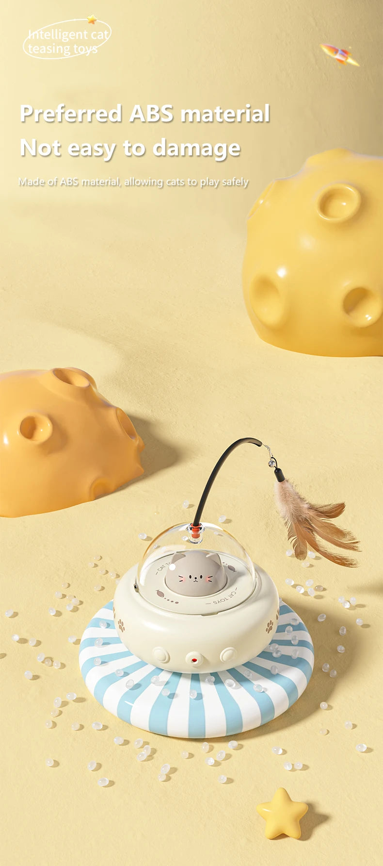 Smart Interactive UFO Cat Toy