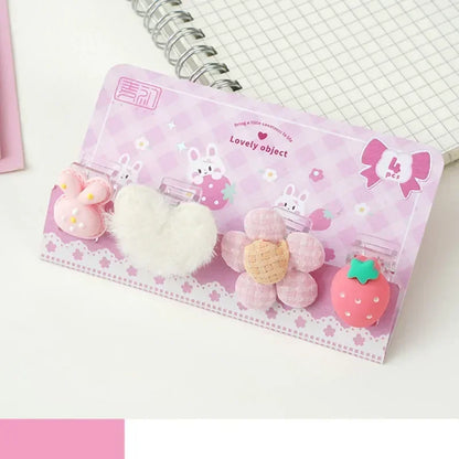 Cute Cat Paw Mini Paper Clip Bookmark