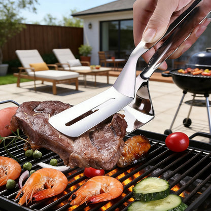 Double-Sided Cooking Tongs for Grilling & Frying