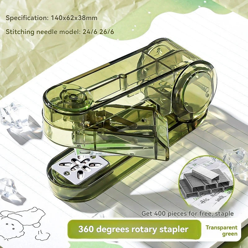 Transparent 360° Rotating Long Reach Stapler
