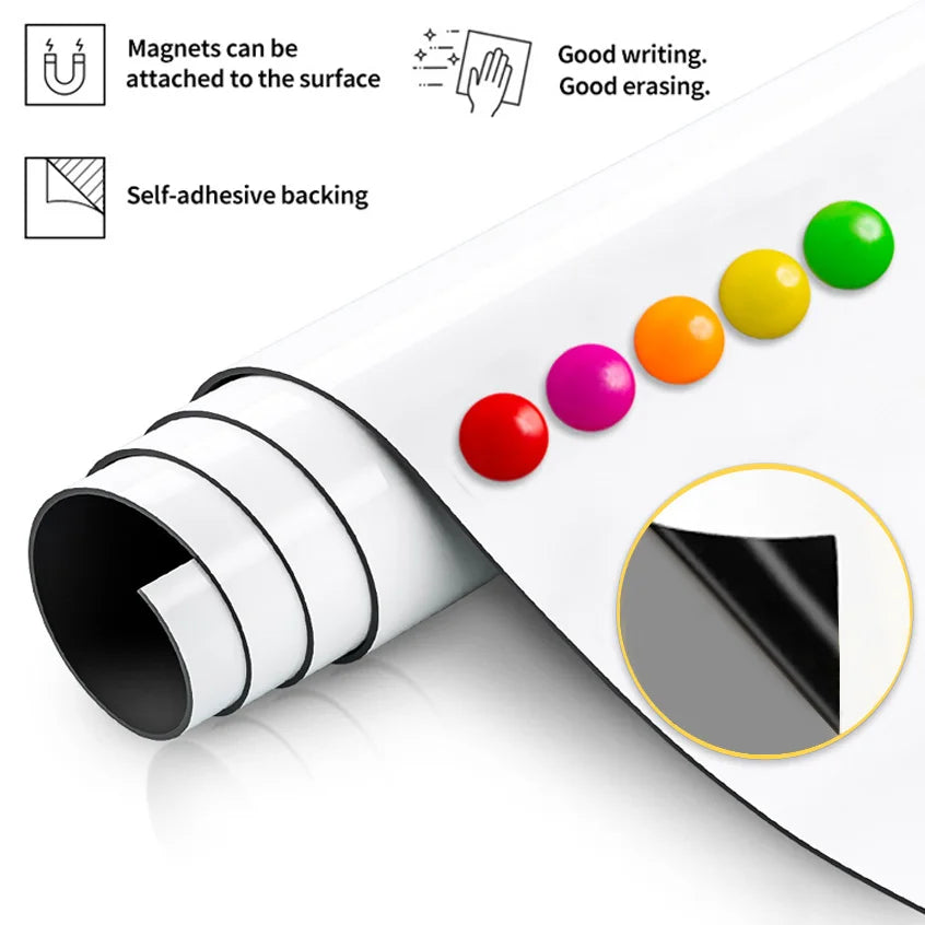 Magnetic Dry Erase Chalkboard Wall Sticker
