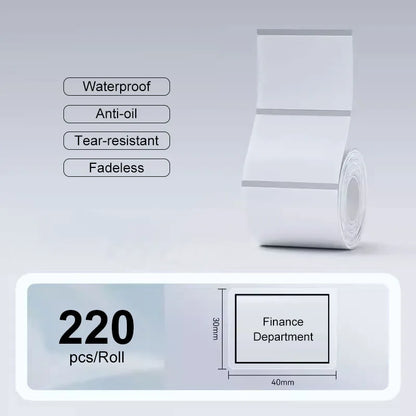 Transparent Thermal Label Roll