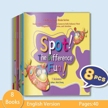 Spot the Difference Puzzle Books for Kids – 8 Book Set