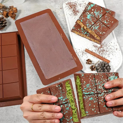 Silicone Break-Apart Chocolate Bar Mold