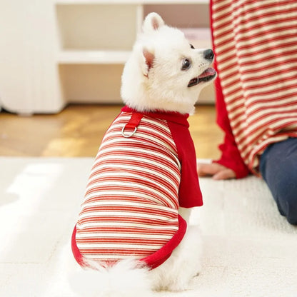 Striped Pet Pullover Shirt