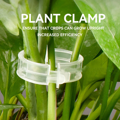 Reusable Plastic Plant Support Clips for Garden Trellis