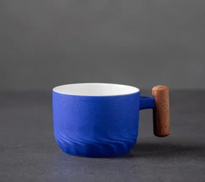80ml Creative Handmade Ceramic Retro Coffee Mug