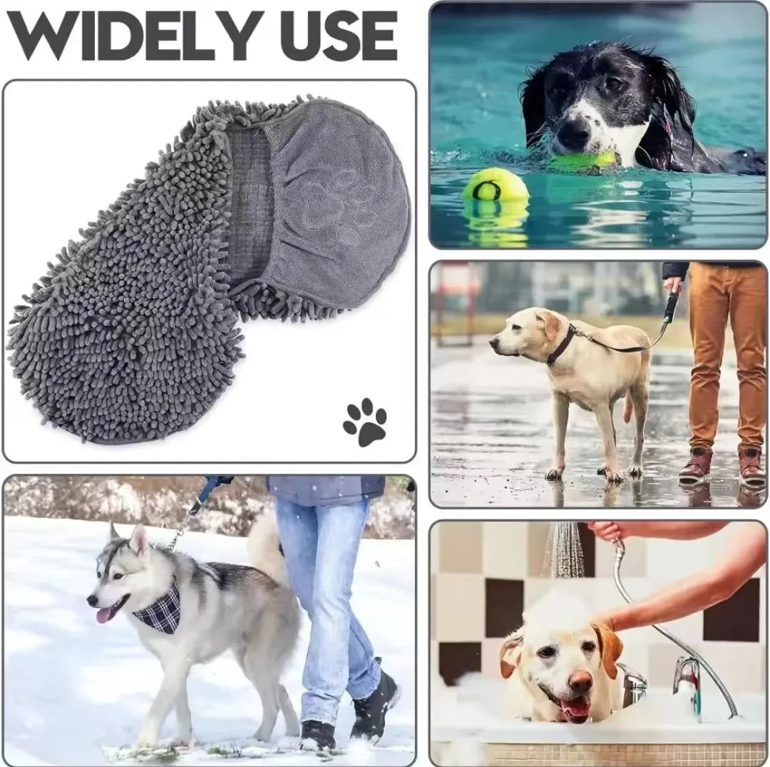 Super Absorbent Pet Bath Towel for Dogs & Cats