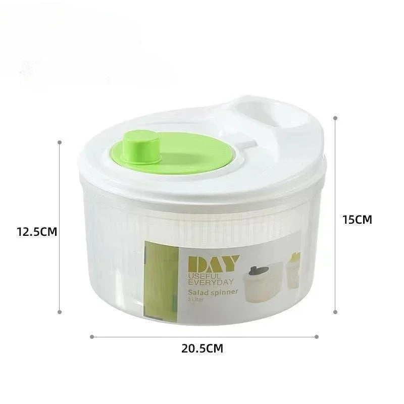 Manual Salad Spinner & Vegetable Dryer