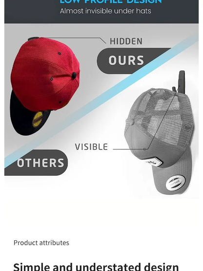 Minimalist Self-Adhesive Hat Hooks