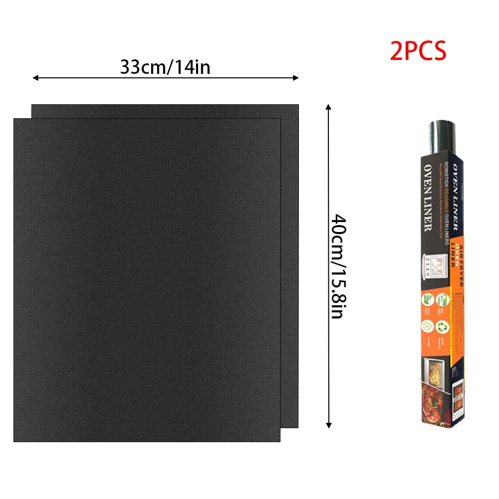 Heat Resistant Teflon Grill & Baking Mat for BBQ, Oven & Air Fryer