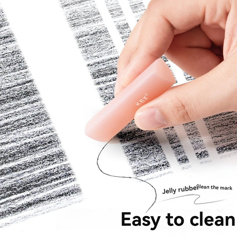 Triangle No-Shavings Clean Eraser Set
