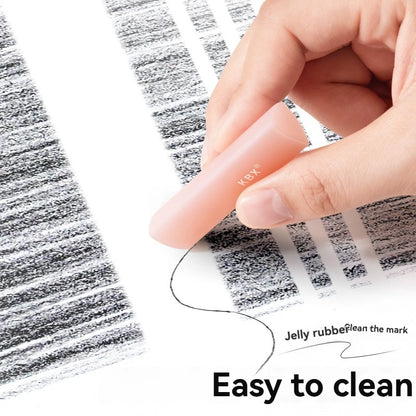 Triangle No-Shavings Clean Eraser Set