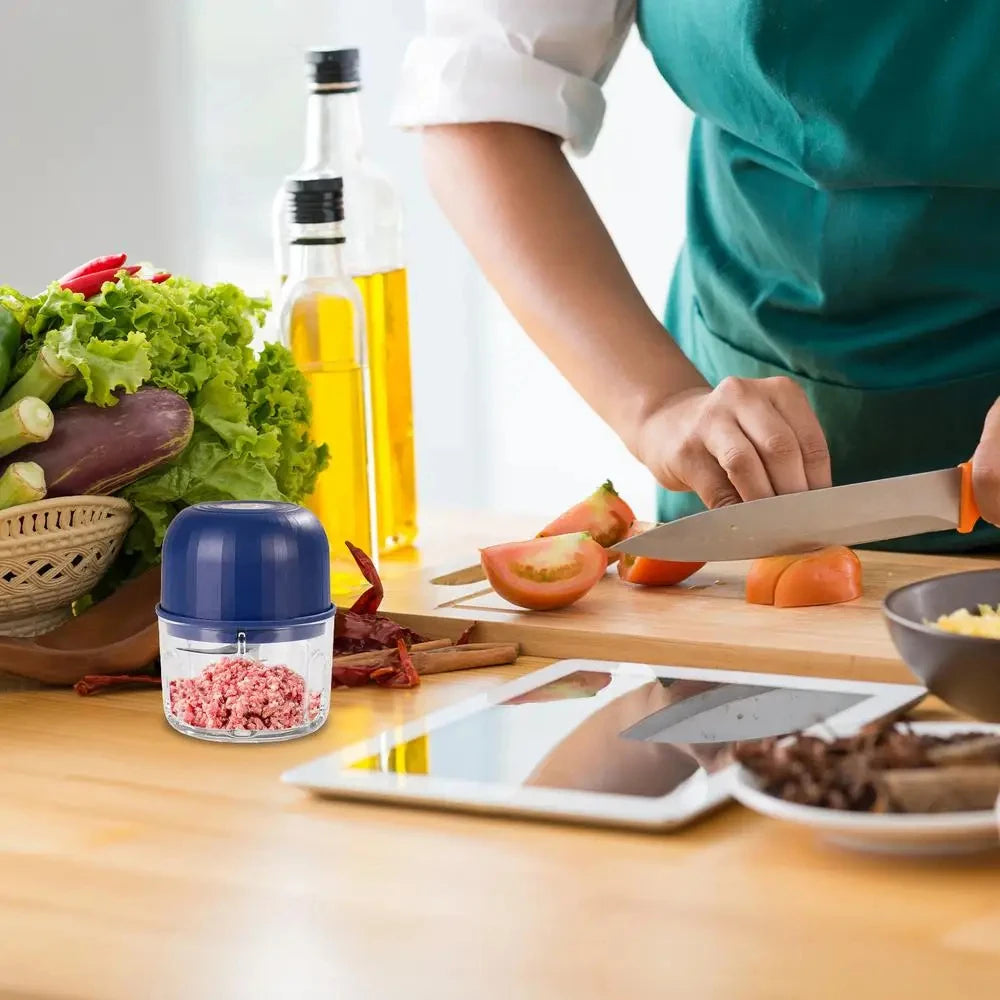 USB Portable Electric Garlic Chopper 260ML