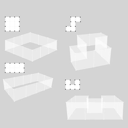 Modular Small Pet Playpen Fence