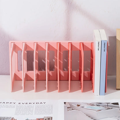 Desktop Book Stand Organizer – PP Material Document Holder