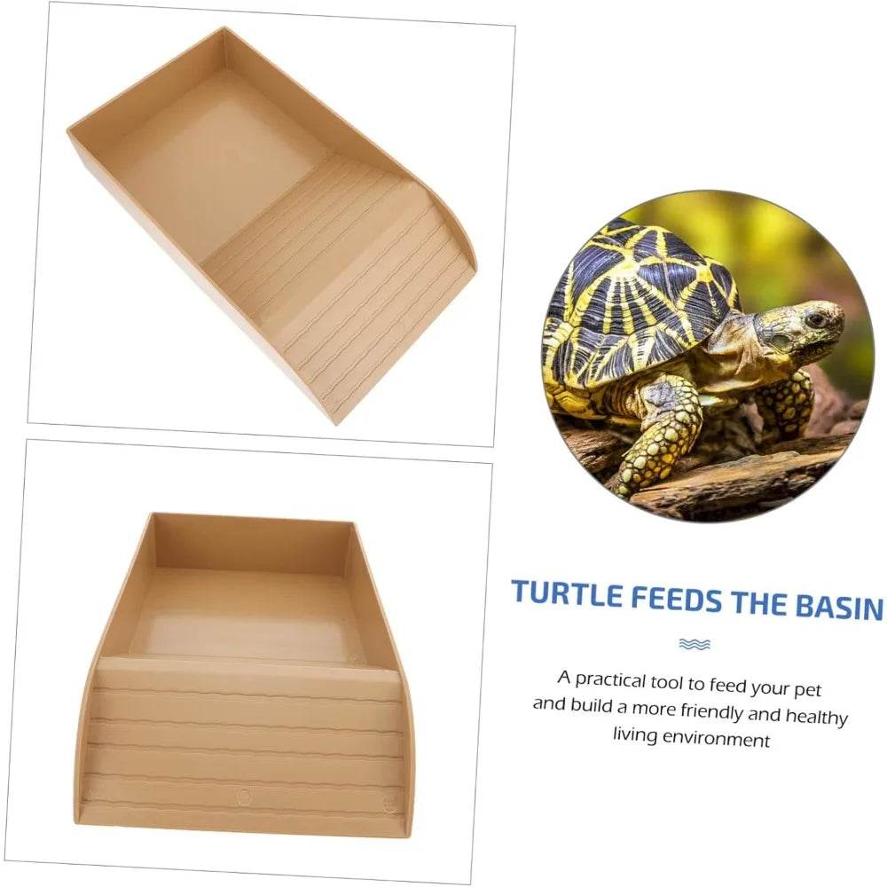 Reptile Bathing Pool with Ramp
