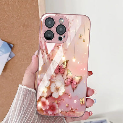 Mobile Phone Case – Butterfly Leopard Print Phone Case For iPhone