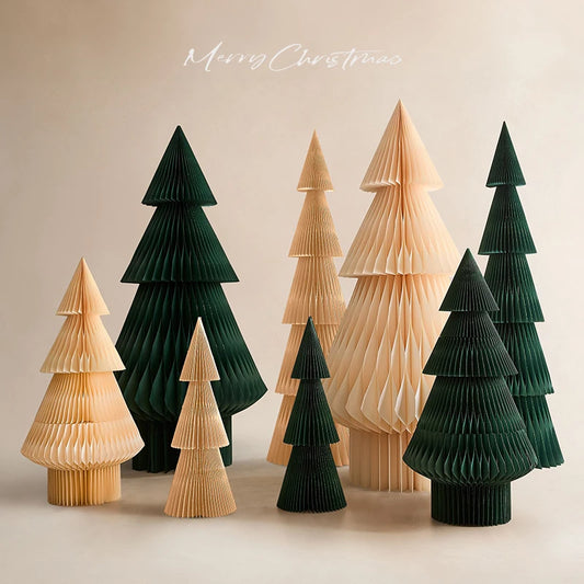 Origami Paper Christmas Tree Decoration