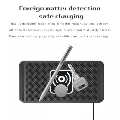 15W Qi Wireless Car Charging Pad