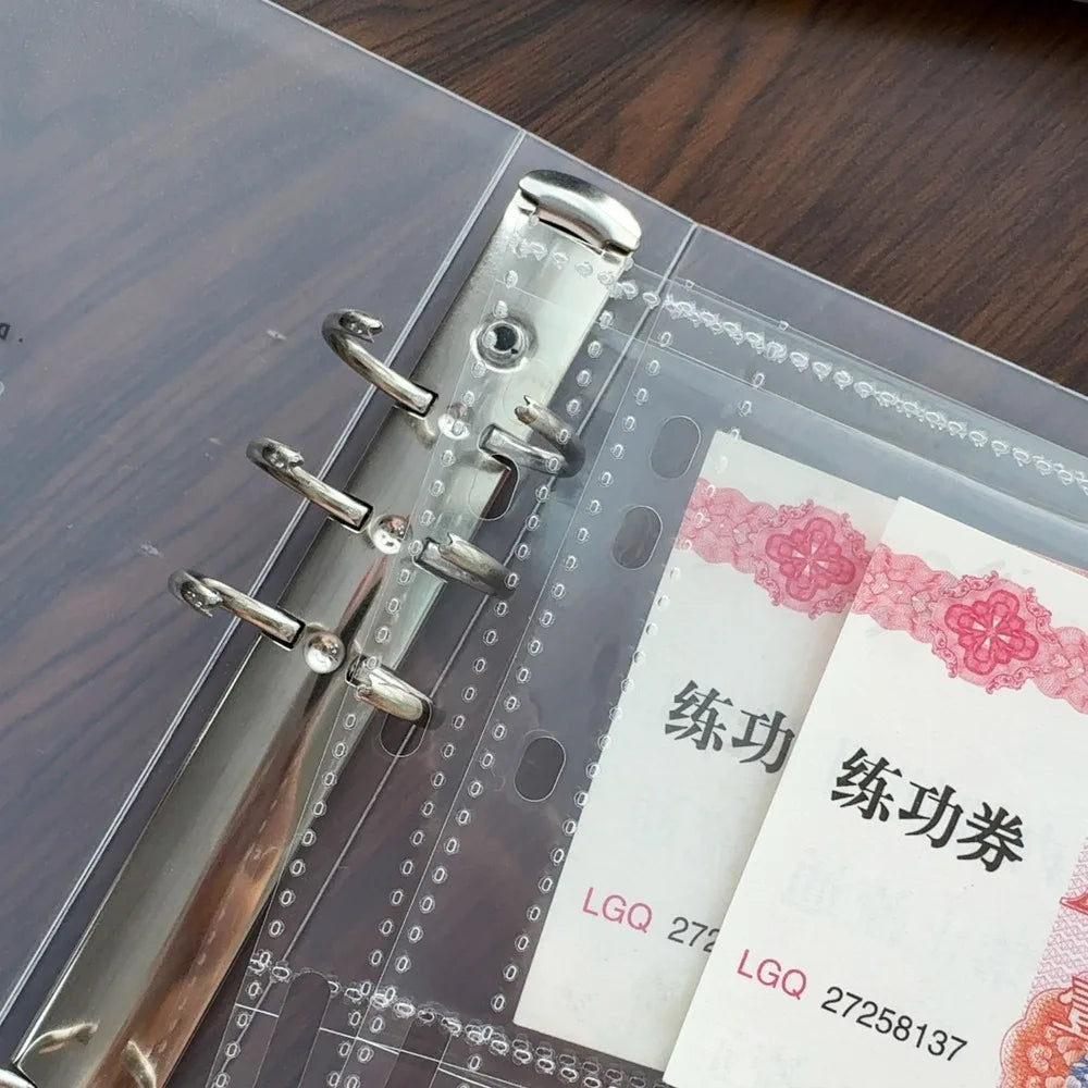 3-Slot Banknote Collection Album Pages