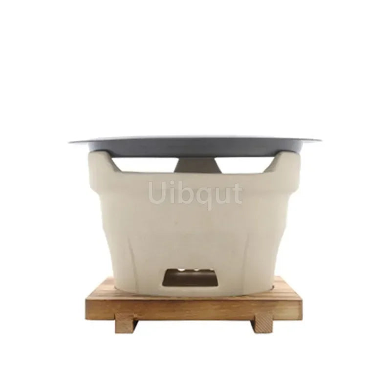 Traditional Charcoal Clay BBQ Stove