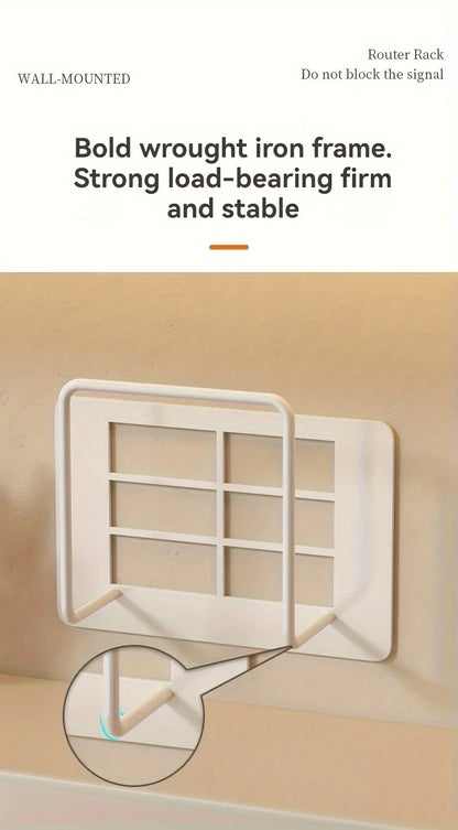Wall-Mounted WiFi Router Shelf