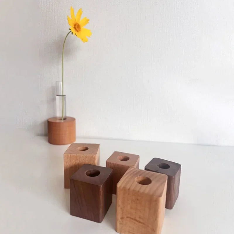 Solid Wood Pen Holder
