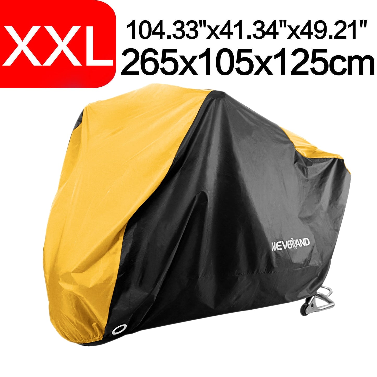 Black Blue Design Waterproof Motorcycle Covers