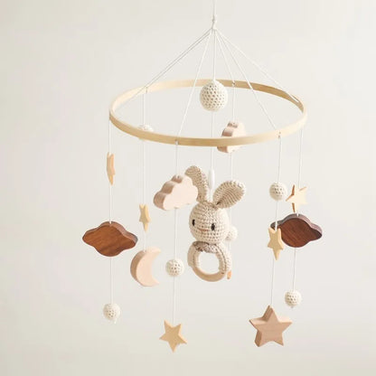 Wooden Baby Crib Mobile