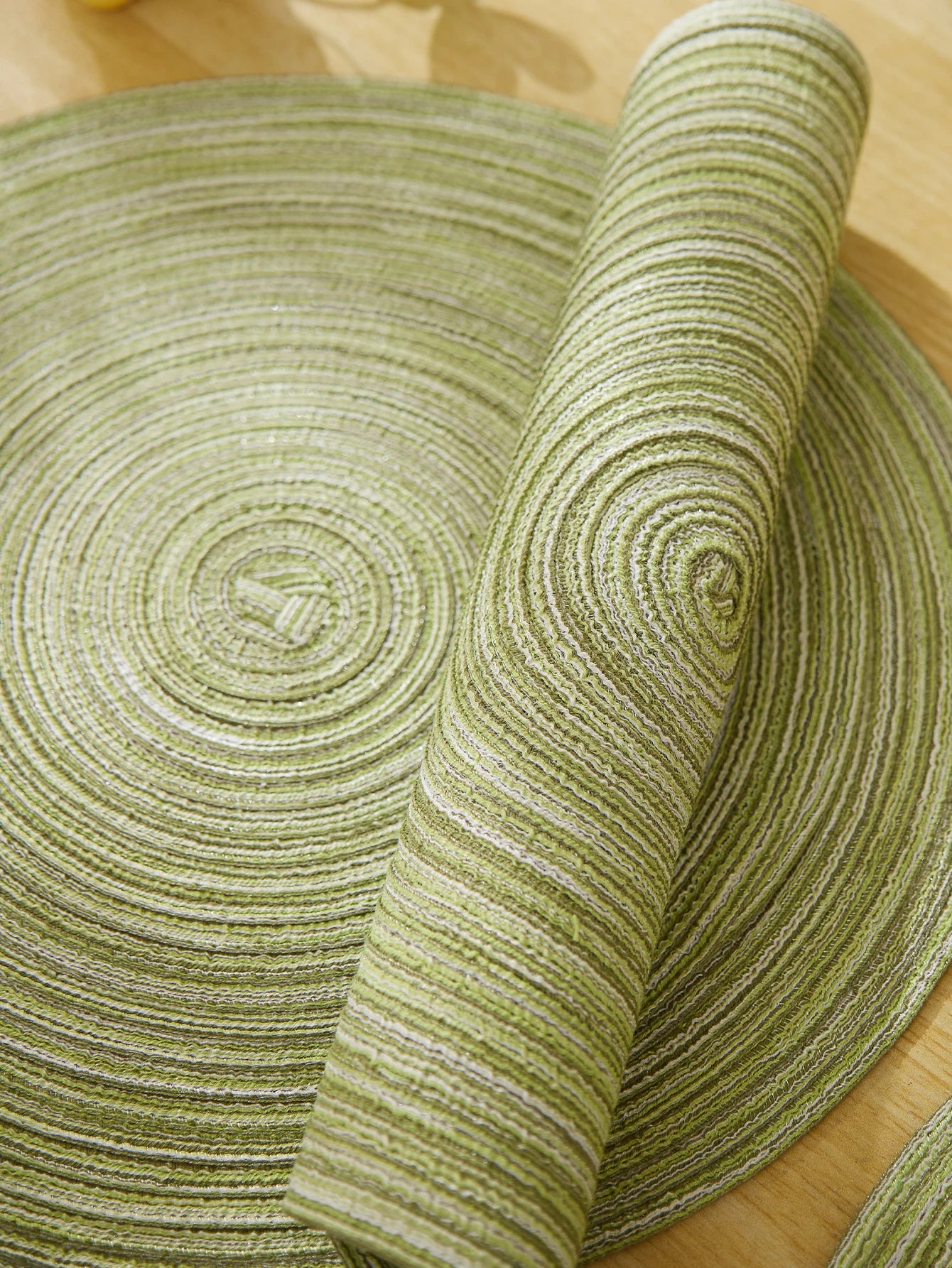 Round Woven Braided Placemats