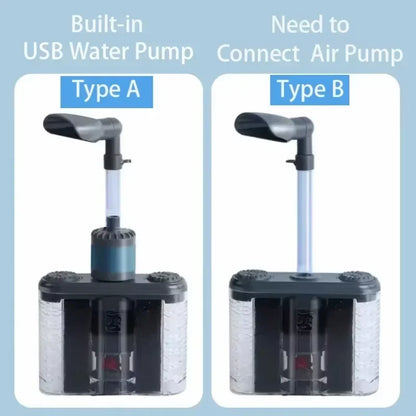 USB Aquarium Internal Filter with Bio Sponge & Water Filtration