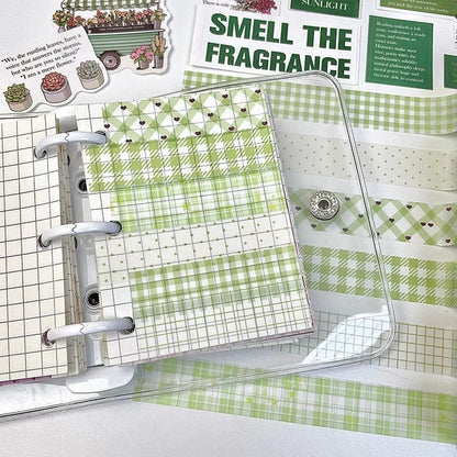 Cute Bear Washi Tape Pack – 6 Rolls Decorative Scrapbooking & Planner Tape