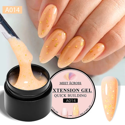 MEET ACROSS 8ML Aurora Extension Gel Polish