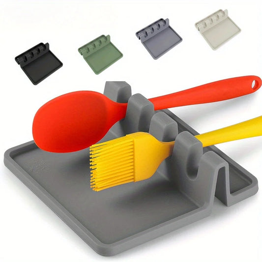 Silicone Kitchen Utensil Rest & Drying Tray
