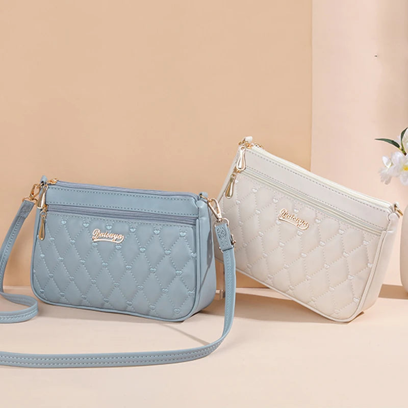 Embroidered Satchel Handbag