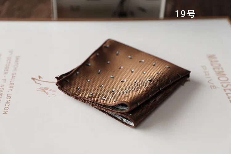 Korean Retro Geometric Pocket Square