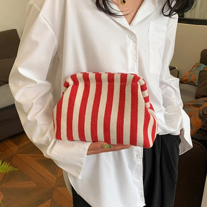 Summer Woven Crochet Beach Clutch Handbag