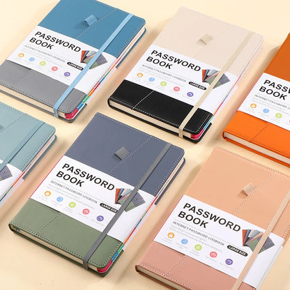 A5 Password Book with Alphabet Tabs