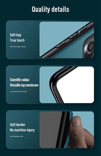 Premium PU Leather Shockproof Case for iPhone