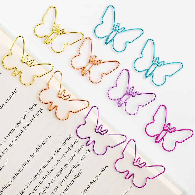 Decorative Butterfly Bookmark Paper Clips