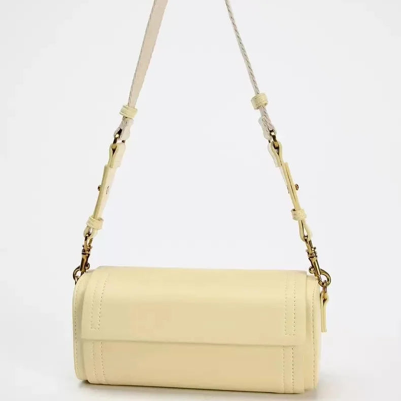 Women’s Vanilla Yellow Barrel Shoulder Bag