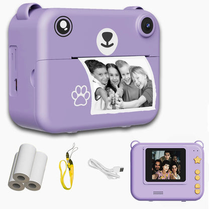 Kids Digital Instant Print Camera with 1080P Video