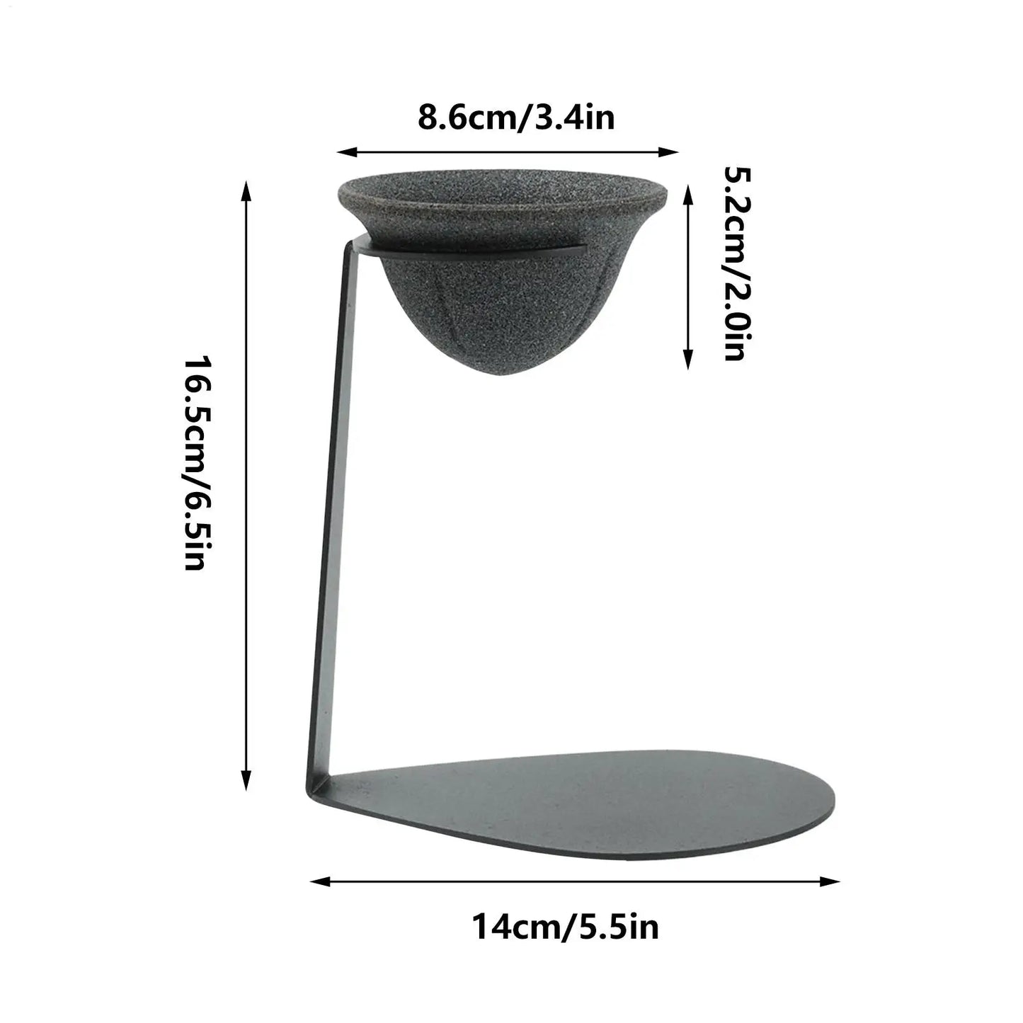 Ceramic Coffee & Tea Strainer with Stand